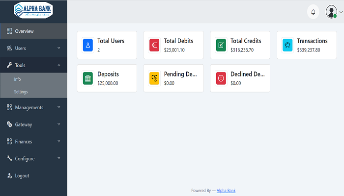 Online Banking Script with Multi-Currency Support – Alpha Bank